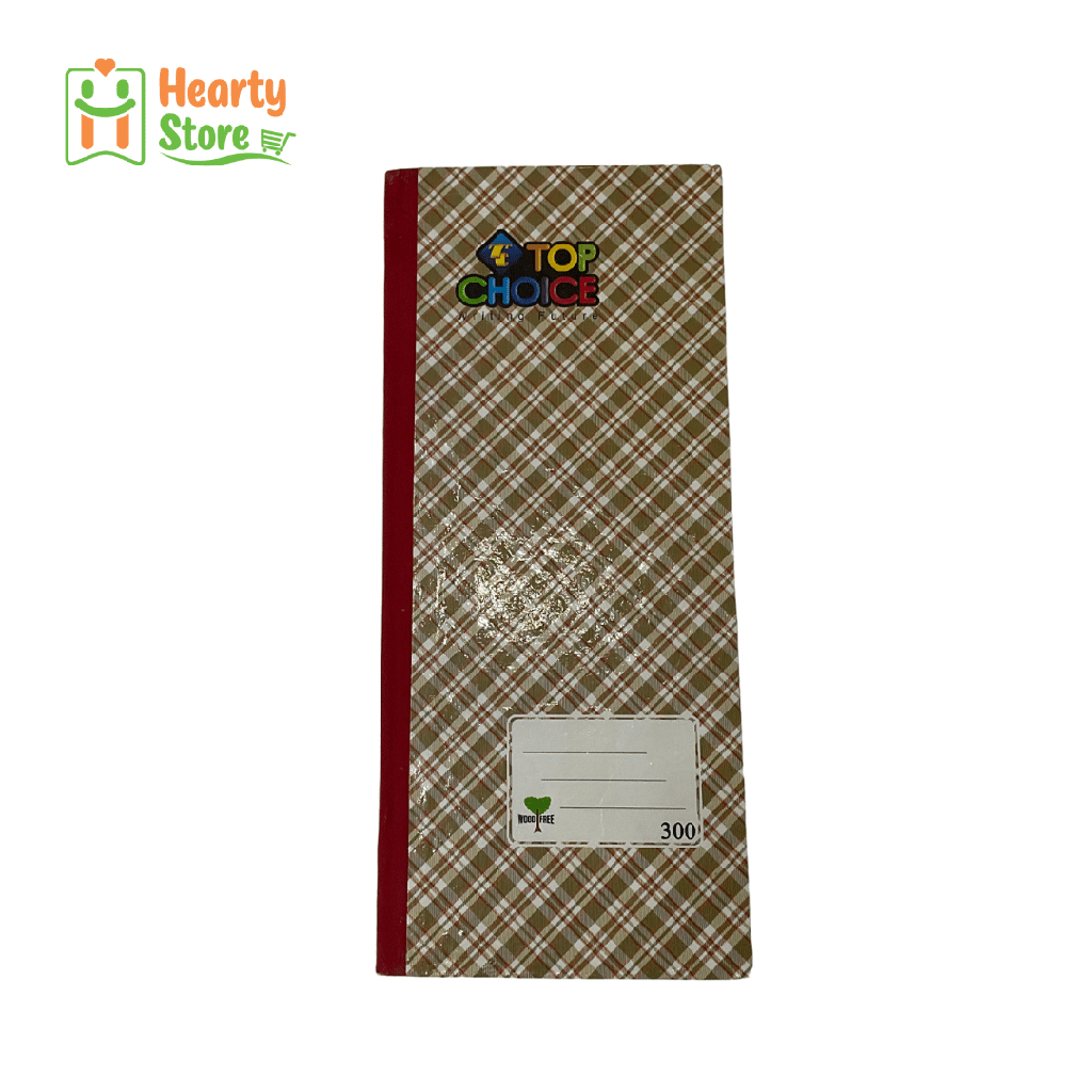 Top Choice 300 လယ်ဂျာ စာအုပ်တို