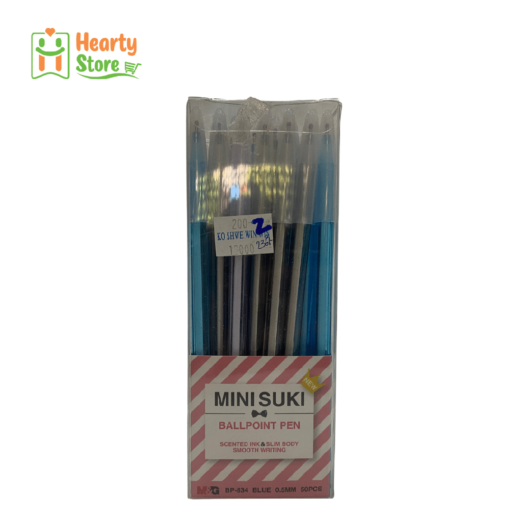 M & G Mini Suki 0.5 ရေမွှေး ဖောင်တိန် (BP834) (အပြာ)