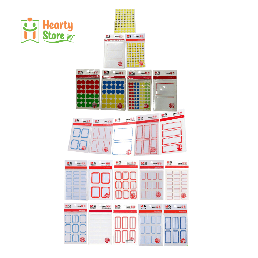 M & G လေဘယ် စတစ်ကာ