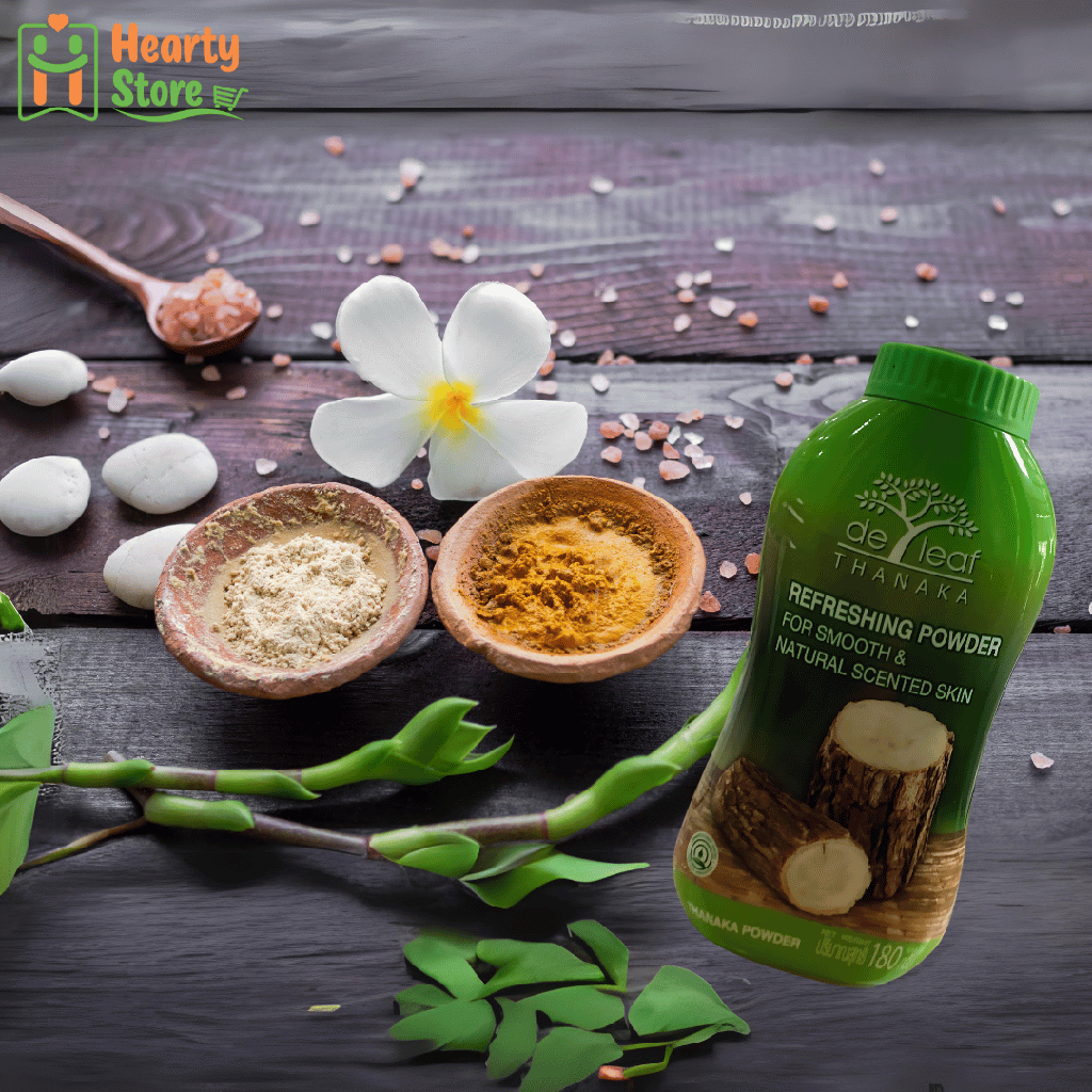 De Leaf - သနပ်ခါး ပေါင်ဒါ 180g