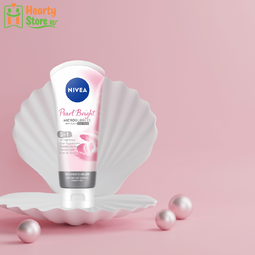 Nivea - Pearl Bright Deep Clean Clay မျက်နှာသစ် 100g