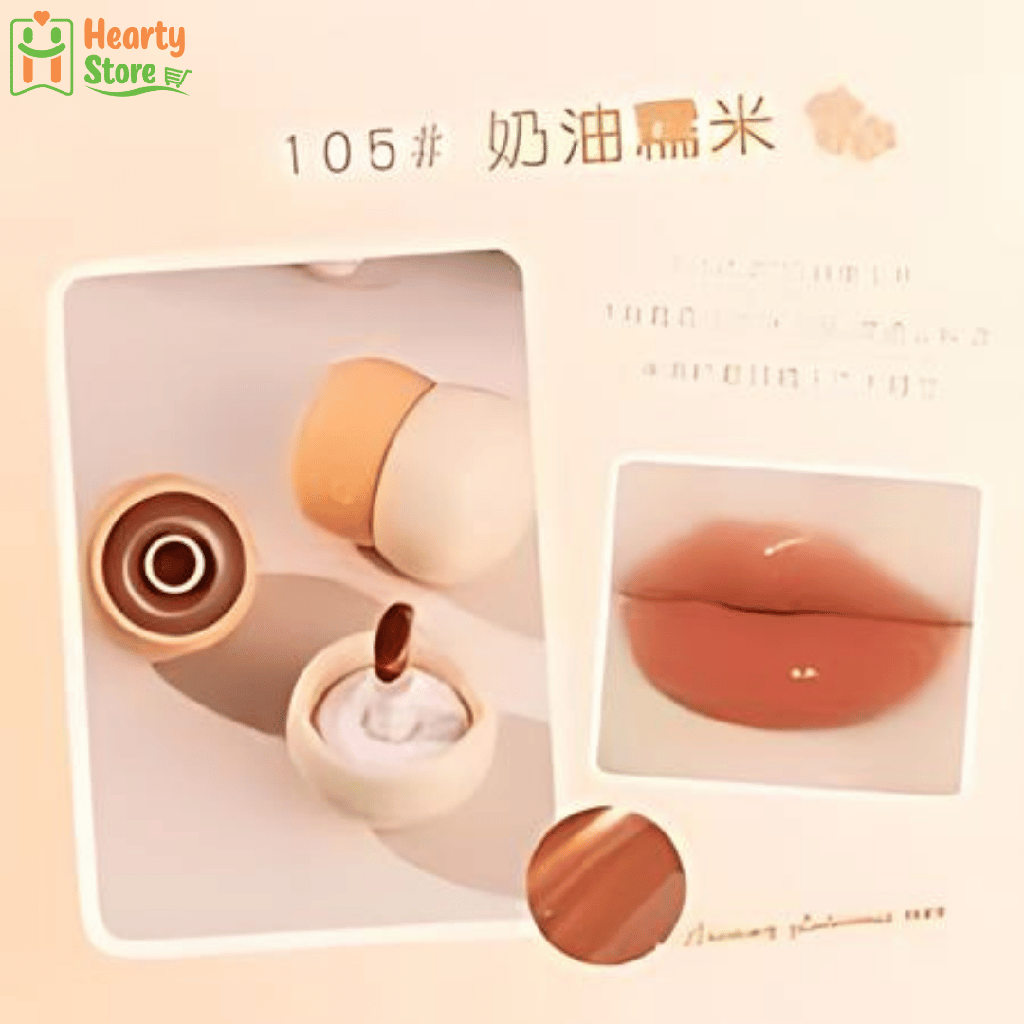 Novo - Moisturizing Crystal Lip Jelly 6g (5809) (မှိုလုံးပုံသစ်)