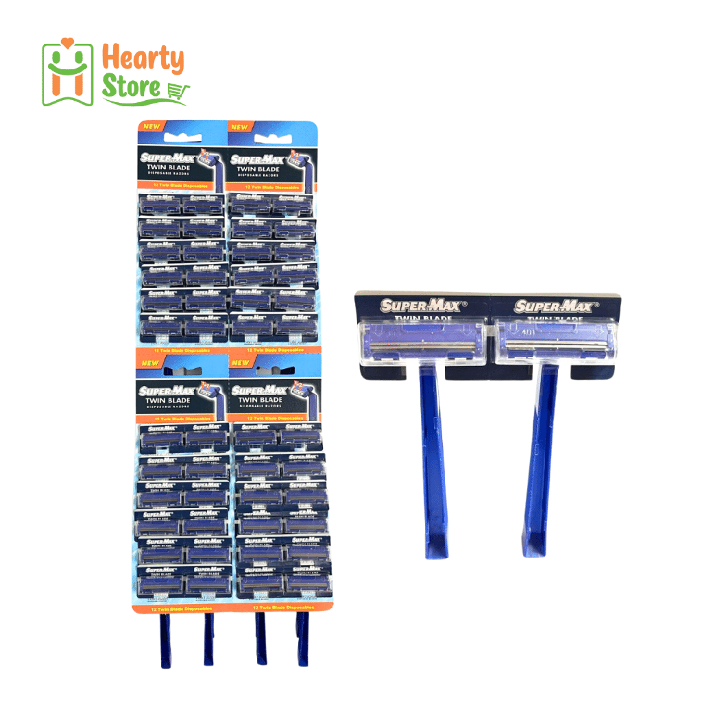 Super Max - Twin Blade တစ်ခါသုံး ဘရိတ်ဓား (AC01)
