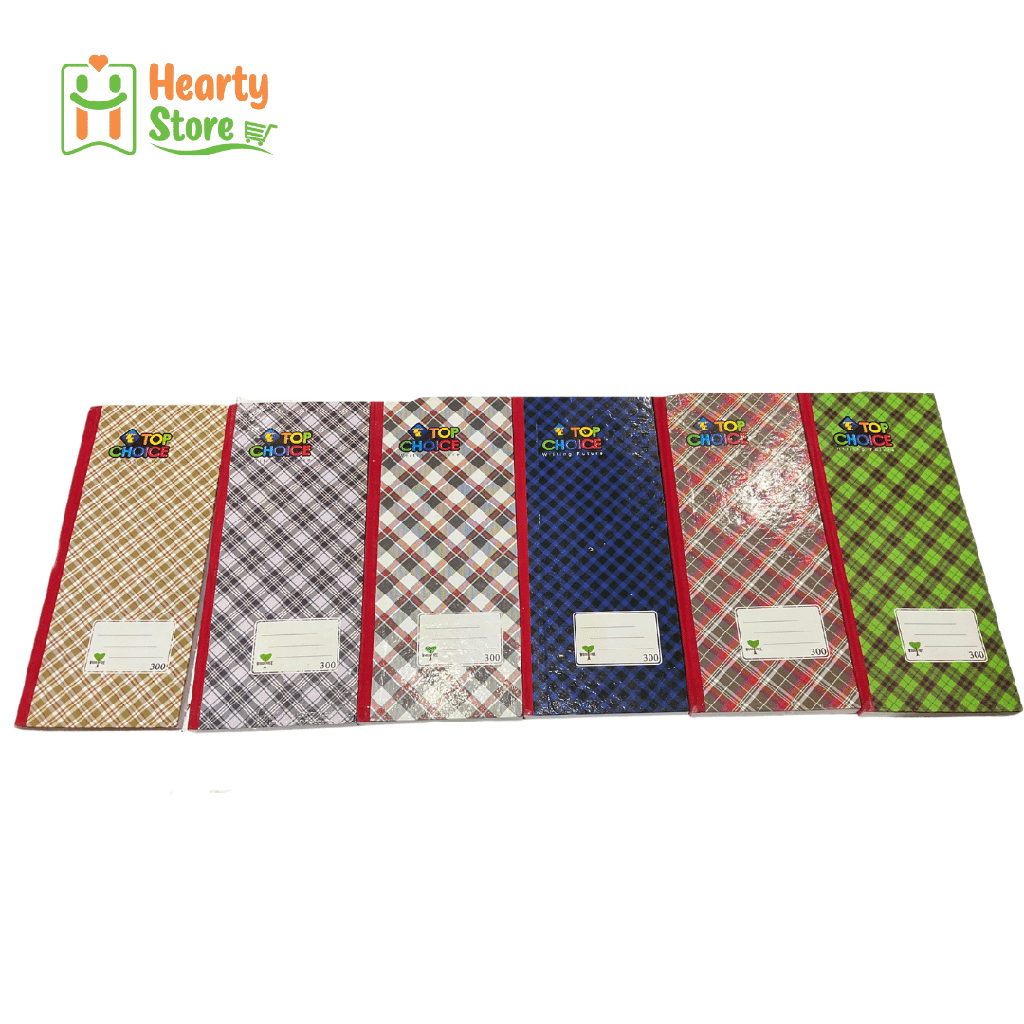 Top Choice 300 လယ်ဂျာ စာအုပ်တို