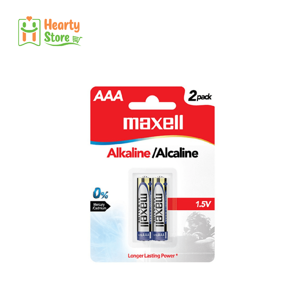 Maxell - Alkaline ဓာတ်ခဲ (AAA 2လုံးတွဲ)