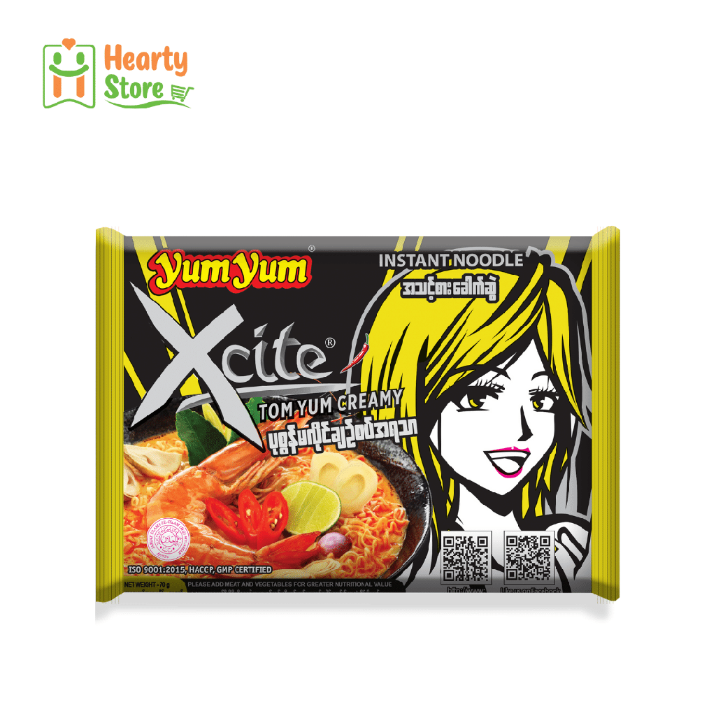 ယမ်ယမ် Xcite ခေါက်ဆွဲခြောက်