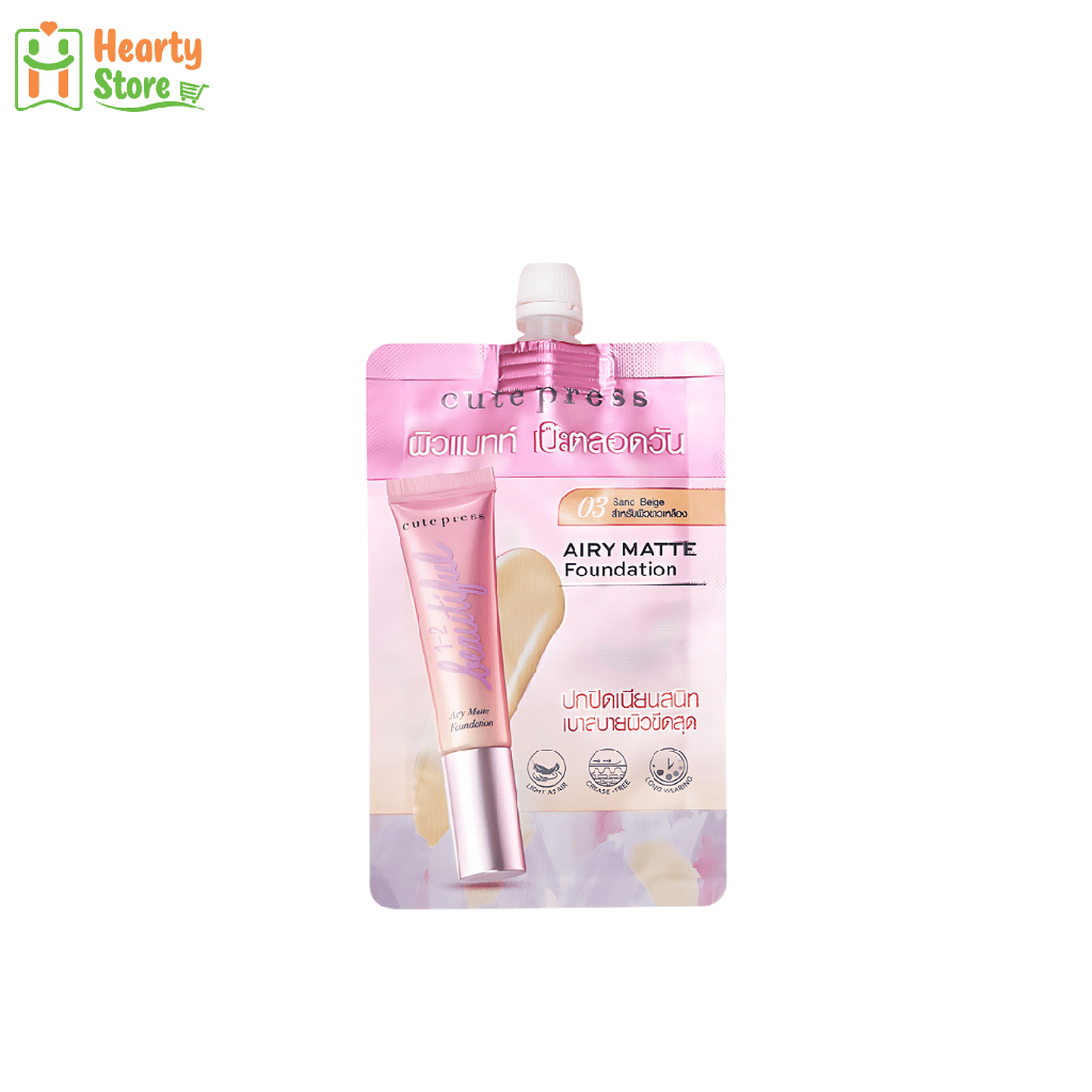 Cute Press Airy Matte Liquid Foundation 5g