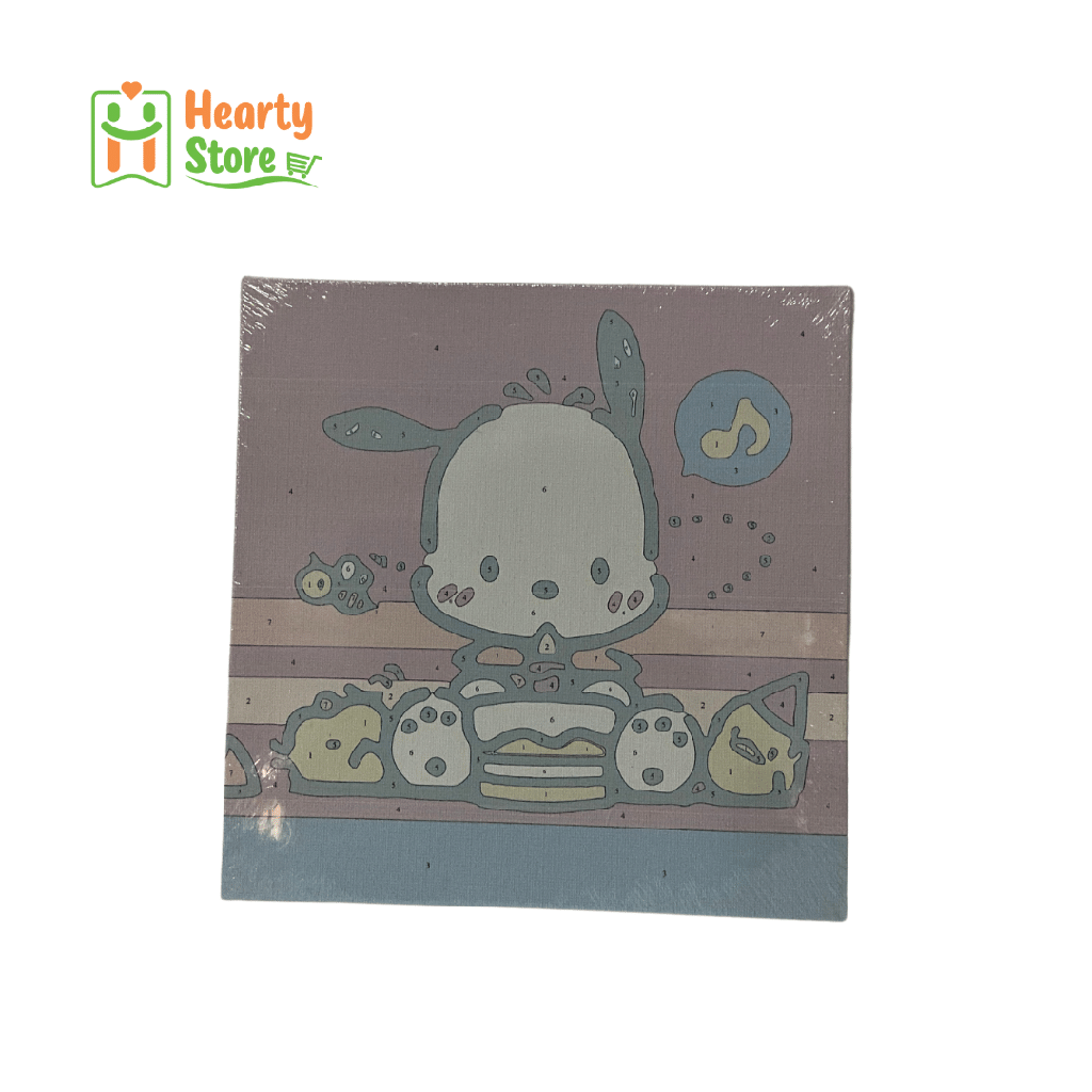 ပန်းချီဆေးရောင်ခြယ် Painting By Numbers (20x20cm)