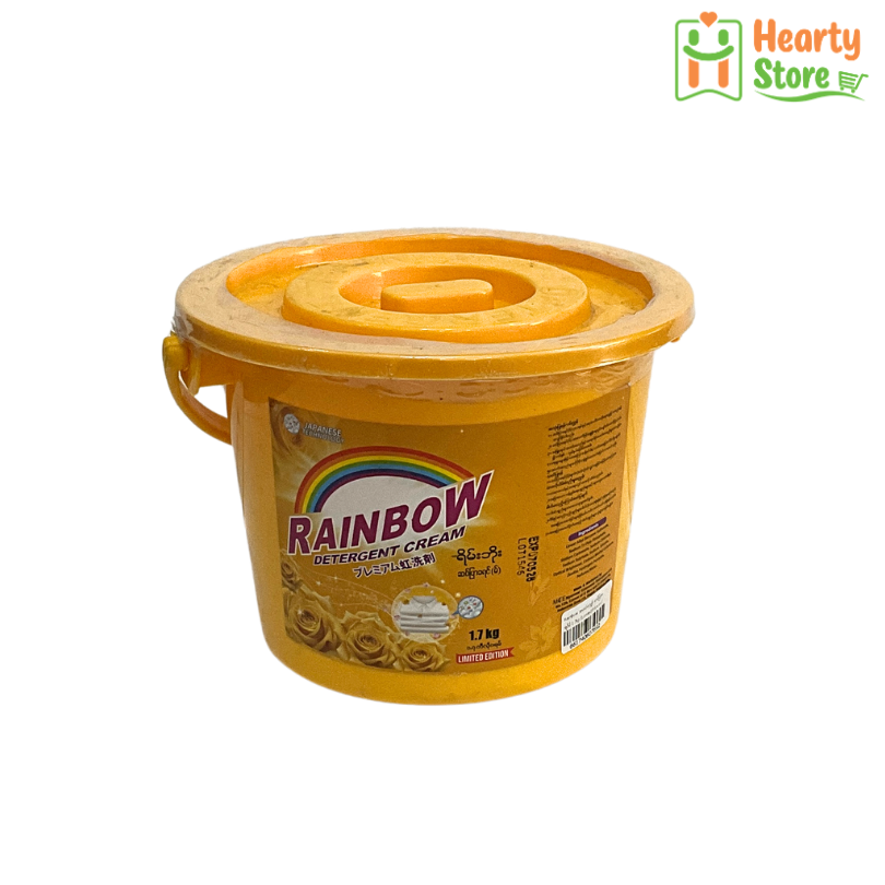 Rainbow အဝတ်လျှော် ဆပ်ပြာခရင်မ် 1.7kg