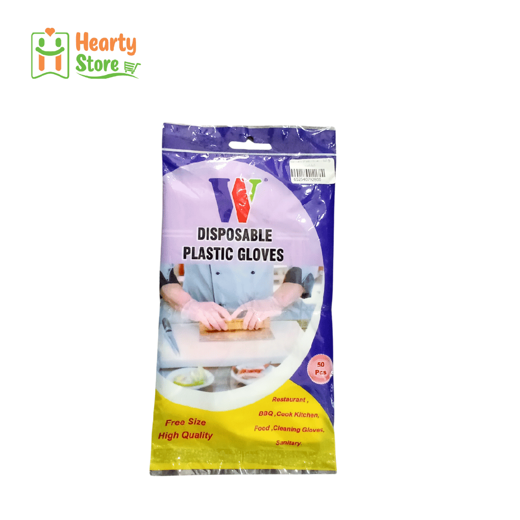 W - Disposable Plastic Gloves တစ်ခါသုံးလက်အိတ်