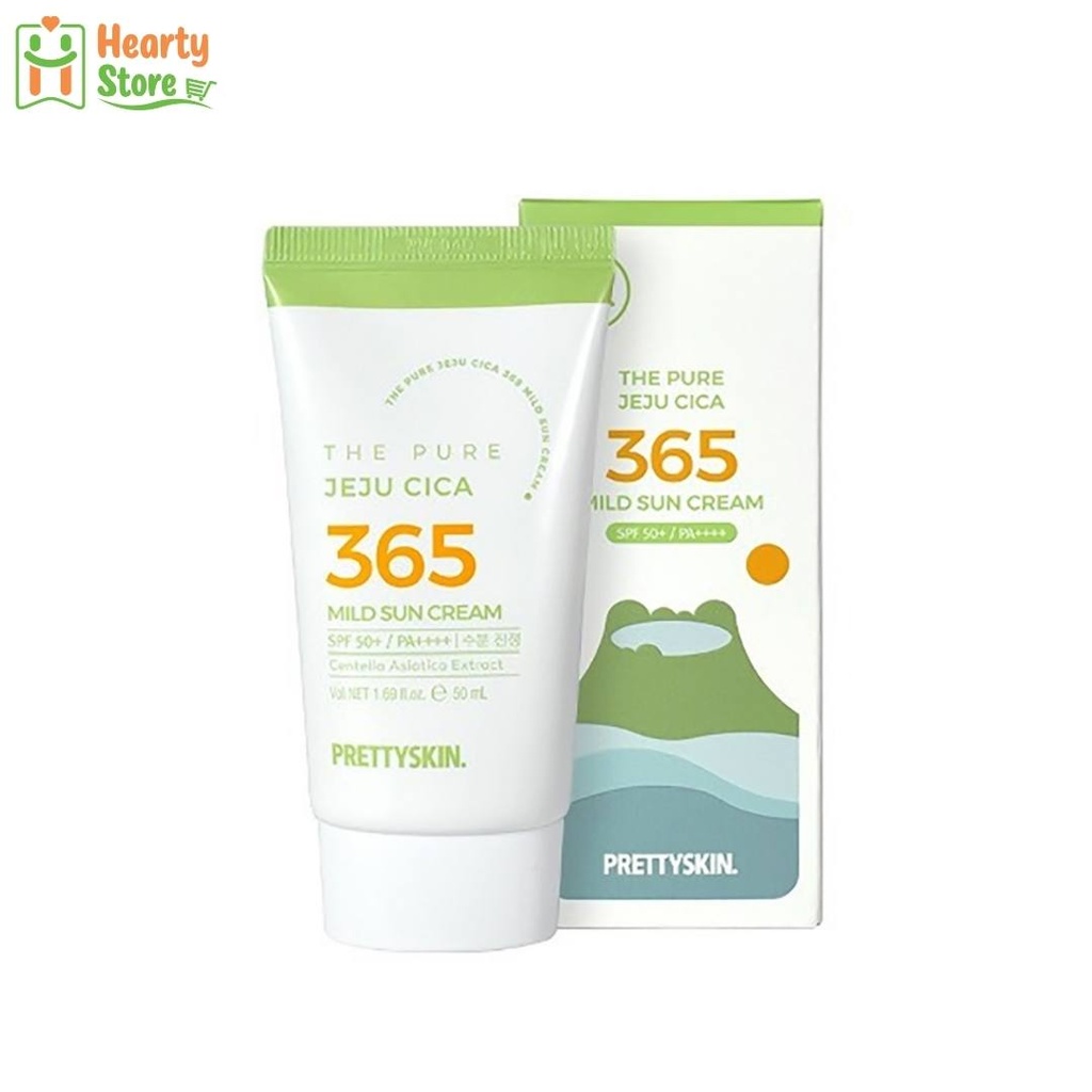 Pretty Skin - The Jeju Cica 365 Mild Sun Cream 50ml
