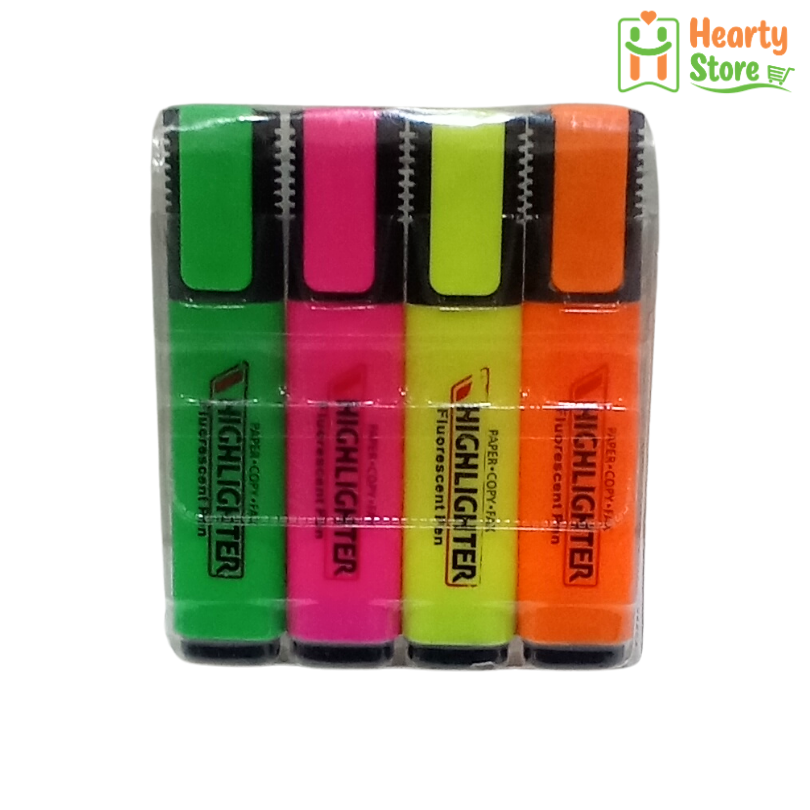Mr DIY - Highlighter Fluorescent Pen (4PCS)
