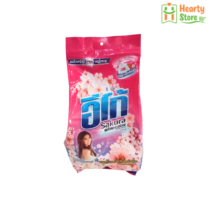 Eco Sakura ထိုင်း ဆပ်ပြာမှုန့် - 800g