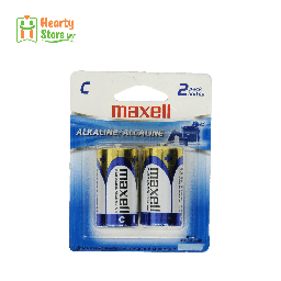 [07-M-AB-C-2] Maxell - Alkaline ဓာတ်ခဲ (C 2လုံးတွဲ)