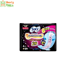 [17-Sf-N-SS-29] Sofy Soundly Sleep အမျိုးသမီး လစဉ်သုံး (ည - 29cm) 4ခုပါ