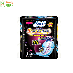 [17-Sf-N-BF-35] Sofy Body Fit အမျိုးသမီး လစဉ်သုံး (ည - 35cm) 8ခုပါ