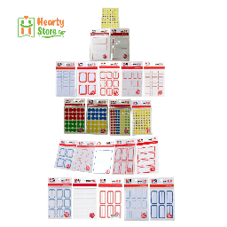 M & G လေဘယ် စတစ်ကာ