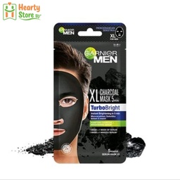 [05-G-M-TB-C] Garnier Men Turbo Bright Charcoal Mask