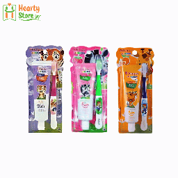 Raiya Junior ကလေး သွားတိုက်ဆေး + သွားတိုက်တံ 75g