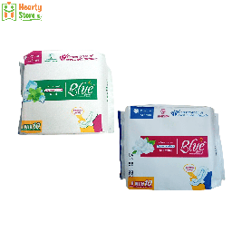 Blue အမျိုသမီးလစဉ်သုံး (နေ့ - 245mm) (အဖြူထုပ်)