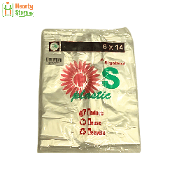 [06-S-P-6x14] ပလက်စတစ်အိတ် (6"x14")