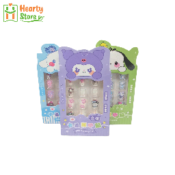 [12-W-NG-B] လက်သည်းတု - Kids Nail Stickers