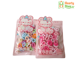 [12-O-HA-Tie-026] ခေါင်းစည်းကွင်း - Happy Little Animals ဖော့ကွင်း (အထုပ်ကြီး)