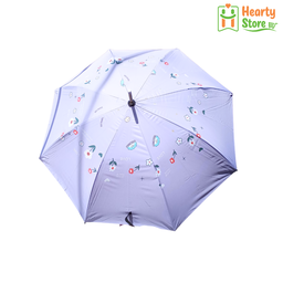 [0835-HS-0163] ထီး (အလတ်) - UVအမဲ (ရောင်စုံ အရုပ်ပါ)
